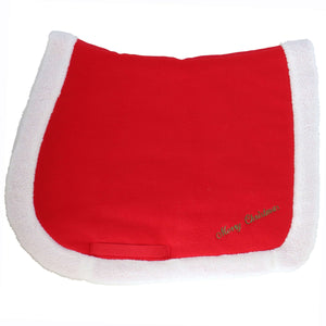 EQUITHÈME Saddlepad Christmas Red