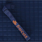 Bucas Saddle Pad Max Dressage Navy/Orange