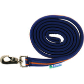 Bucas Lead Rein Dublin Padded Navy/Orange