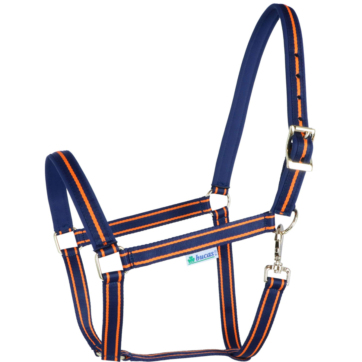 Bucas Halter Dublin Foal Navy/Orange