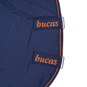 Bucas Neck Cover Irish Turnout Combi Neck 300g Navy/Gold