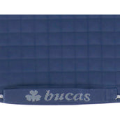 Bucas Saddlepad Max Logo Dressage Navy/Silver