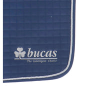 Bucas Saddlepad Max Logo Dressage Navy/Silver