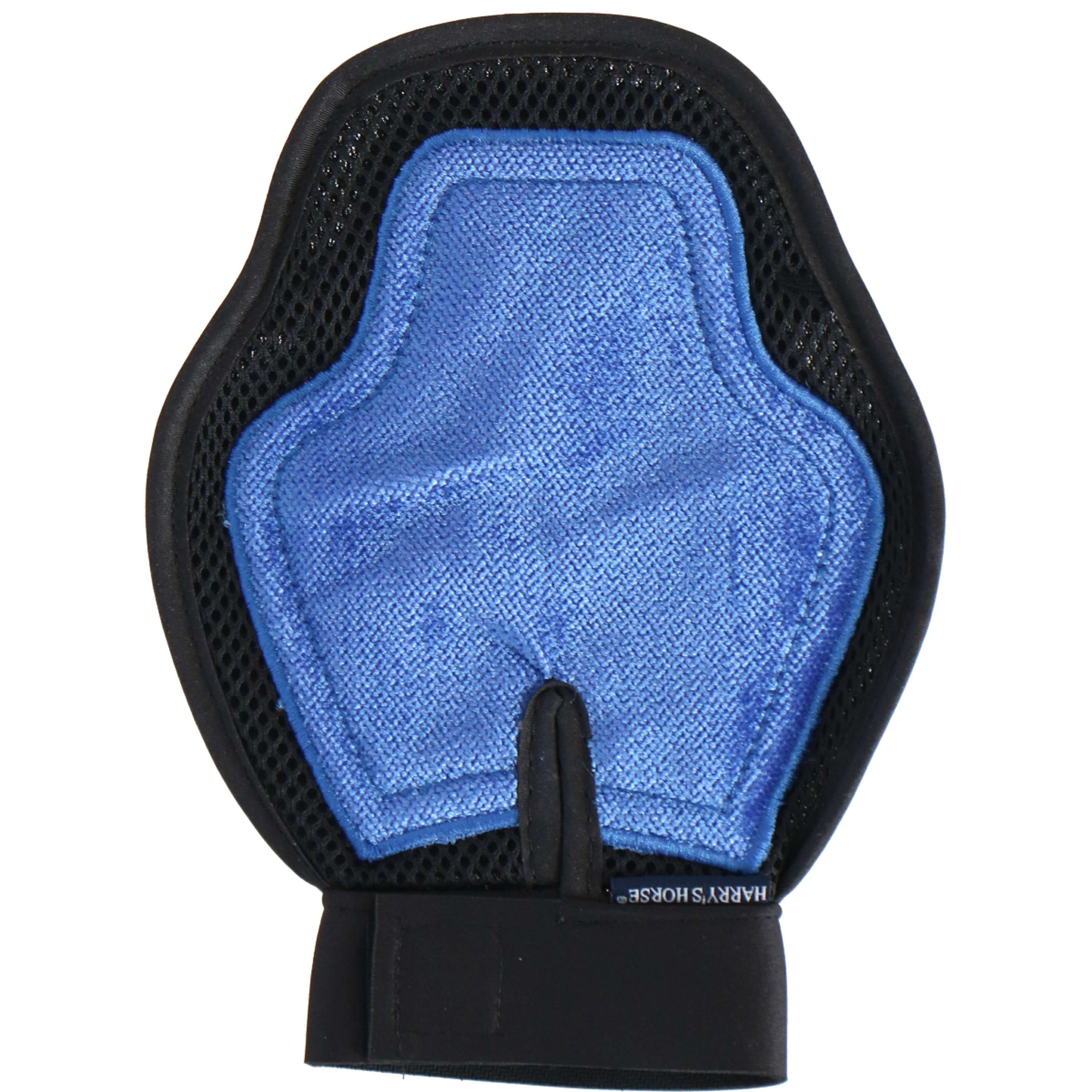 Harry's Horse Grooming Glove Duo Blue Harry's Horse Grooming Glove Duo Blue