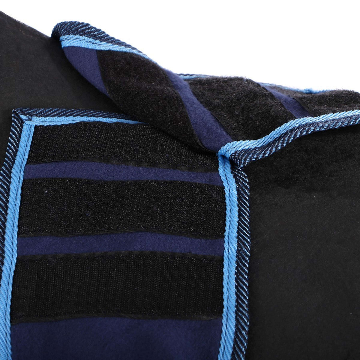 Riding World Exercise Rug Fleece Navy/LightBlue