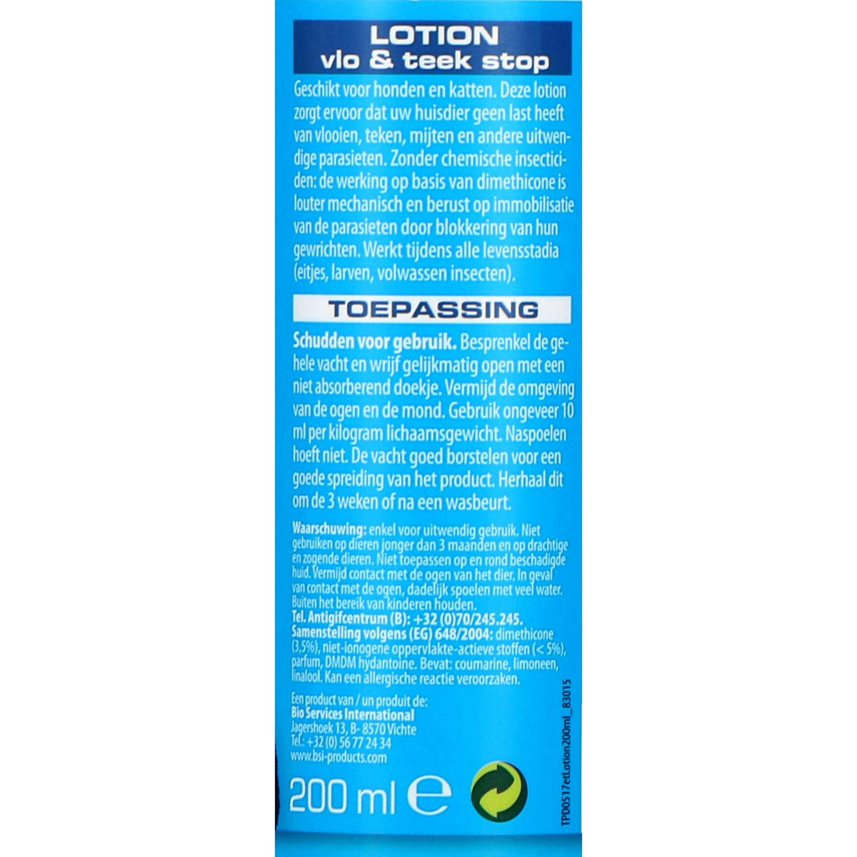 TPD Flea & Tick Stop Lotion