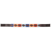 Blenheim Browband Polo Leather Turquise/Red/Orange/Blue