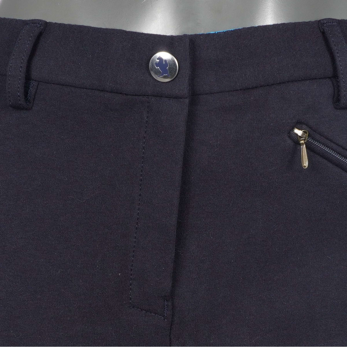 Saddlehugger by Shires Breeches Knee Patch Ladies Navy