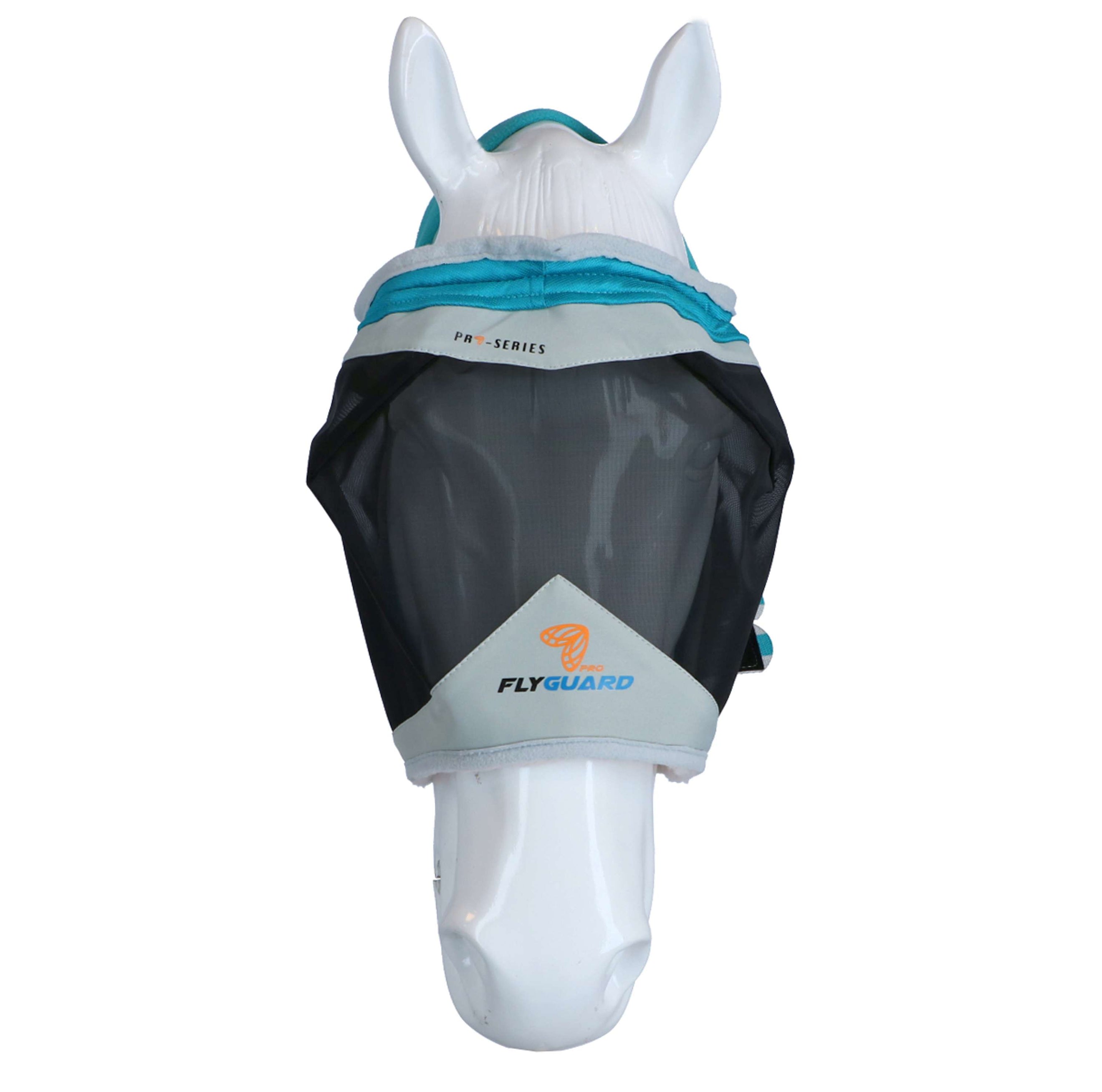 Shires Fly Mask Fine Mesh Earless Teal Shires Fly Mask Fine Mesh Earless Teal