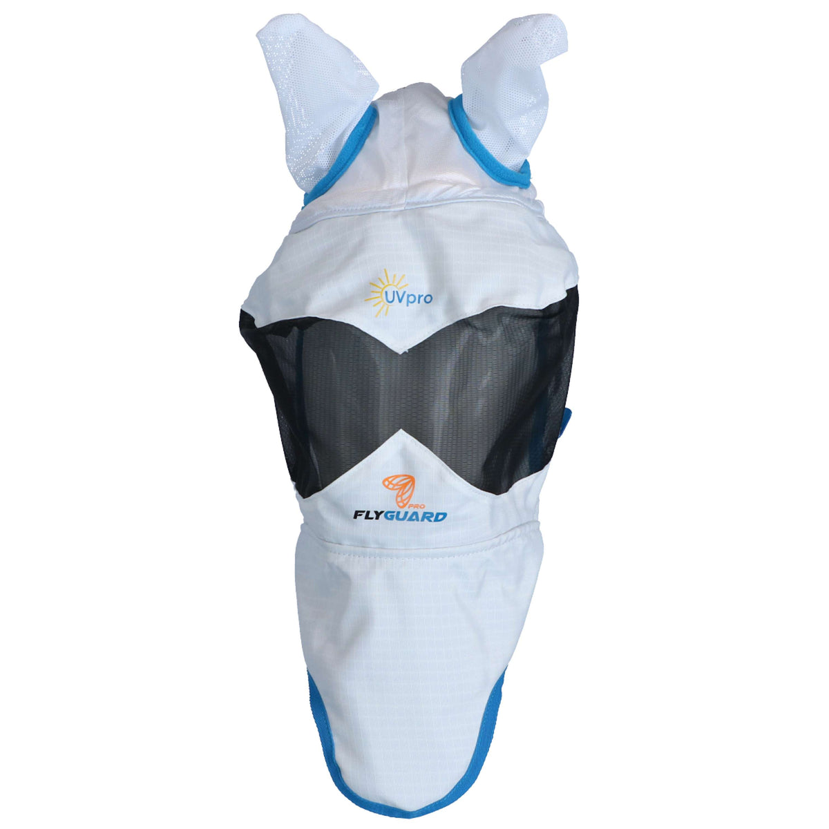 Shires Fly Mask Met Oren & Neus Ultra Pro White