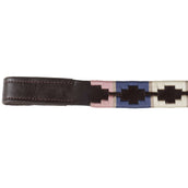 Blenheim Browband Polo Leather Pink/Natural/Navy