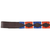 Blenheim Browband Polo Leather Red/Navy