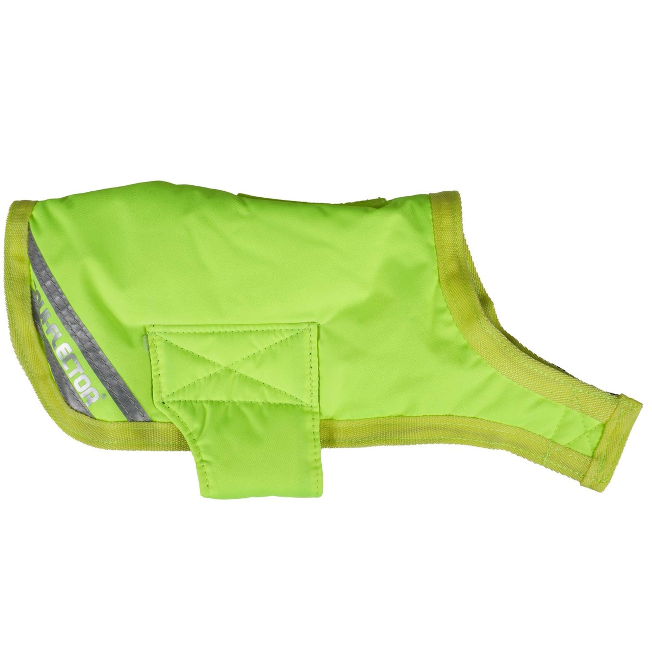 Equi-Flector by Shires Dog Coats  Reflective Yellow