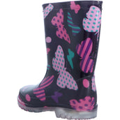 Gevavi Childrens Boots Mila PVC With LED lights Purple