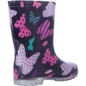 Gevavi Childrens Boots Mila PVC With LED lights Purple