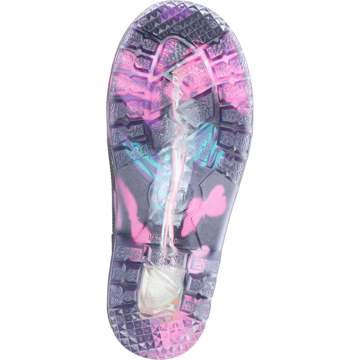 Gevavi Childrens Boots Mila PVC With LED lights Purple