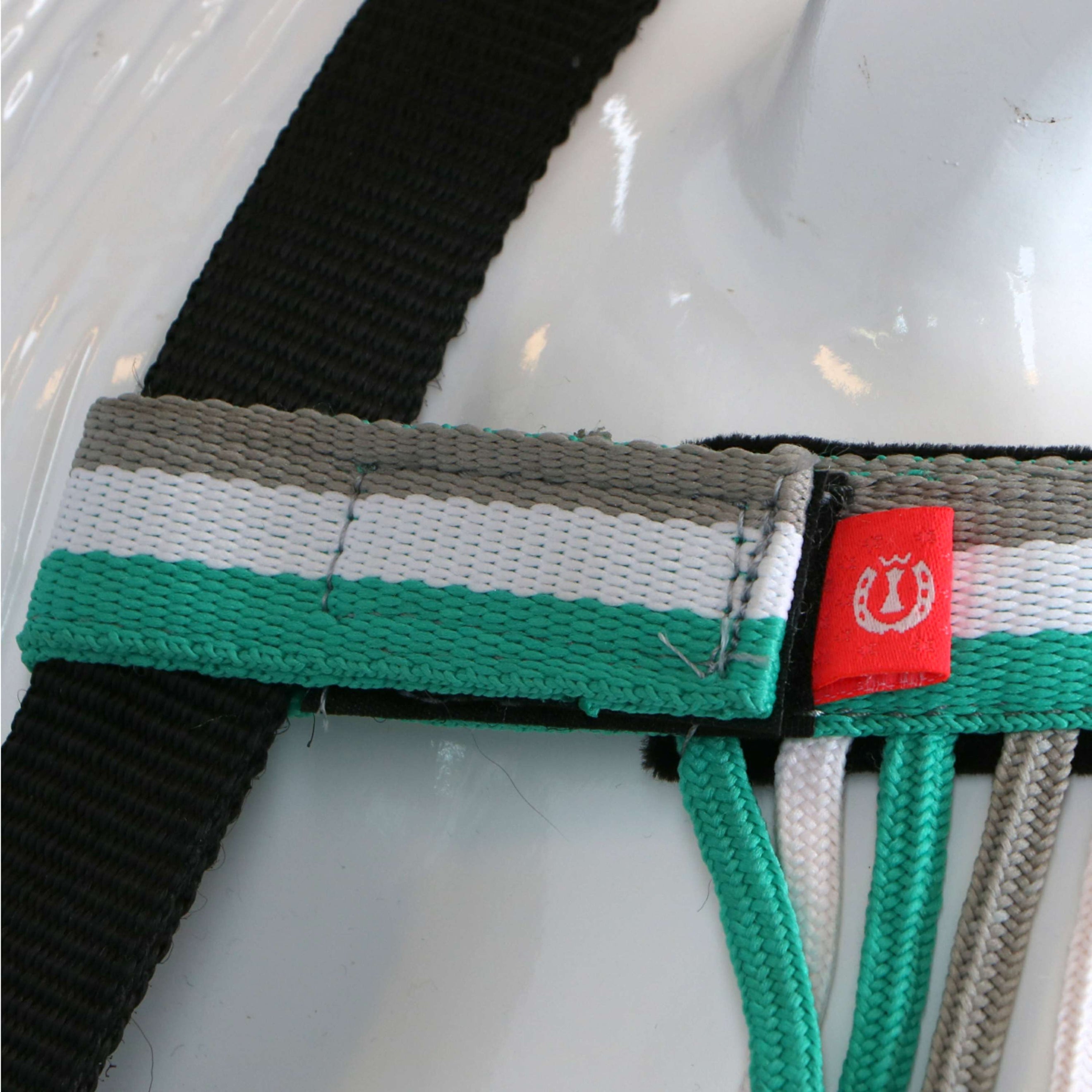 Imperial Riding Fly Browband Nylon with a Velcro Fastener Jade