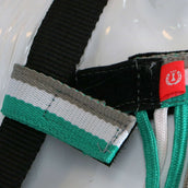 Imperial Riding Fly Browband Nylon with a Velcro Fastener Jade