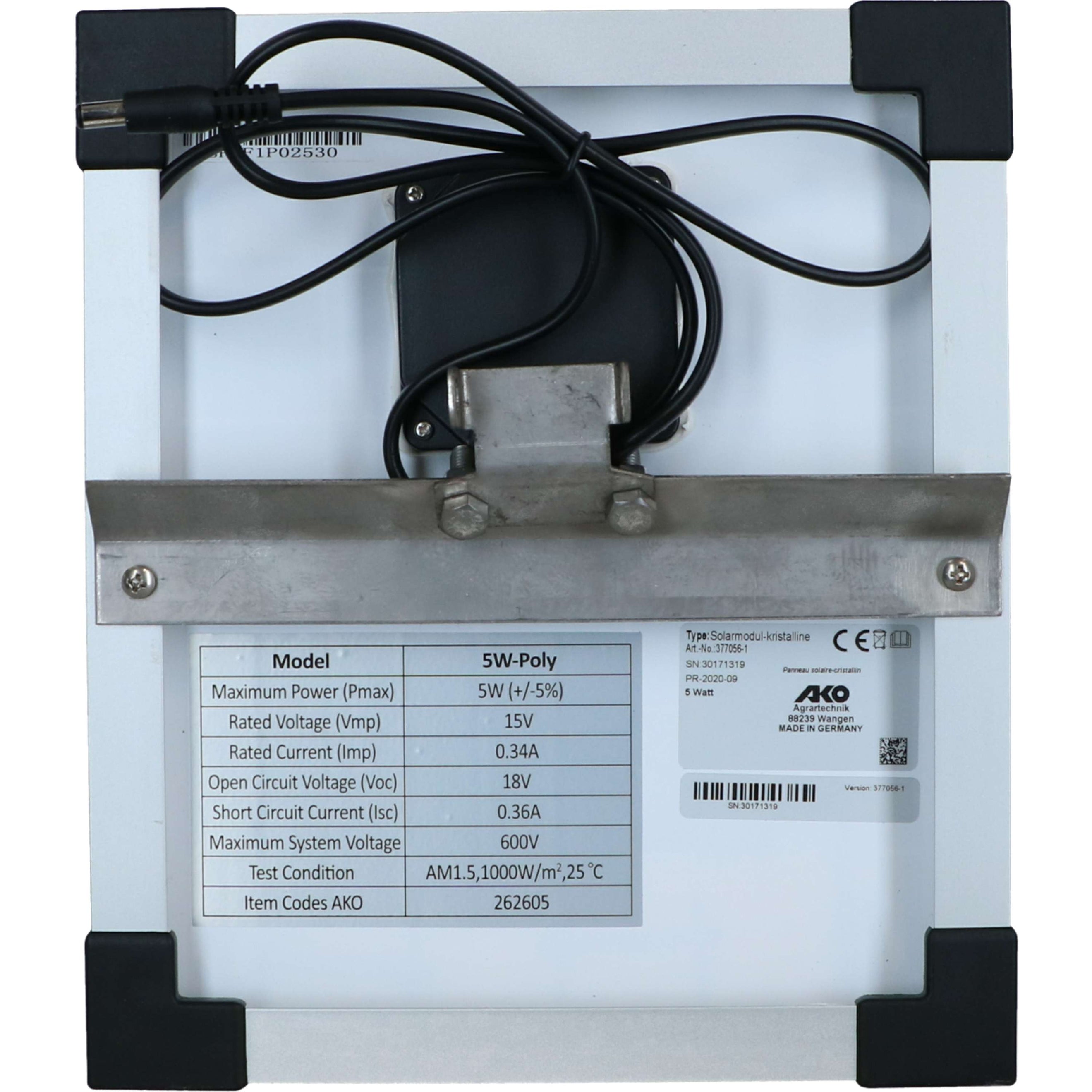 Ako Solar-Set AGM Accu 5 Watt Ako Solar-Set AGM Accu 5 Watt