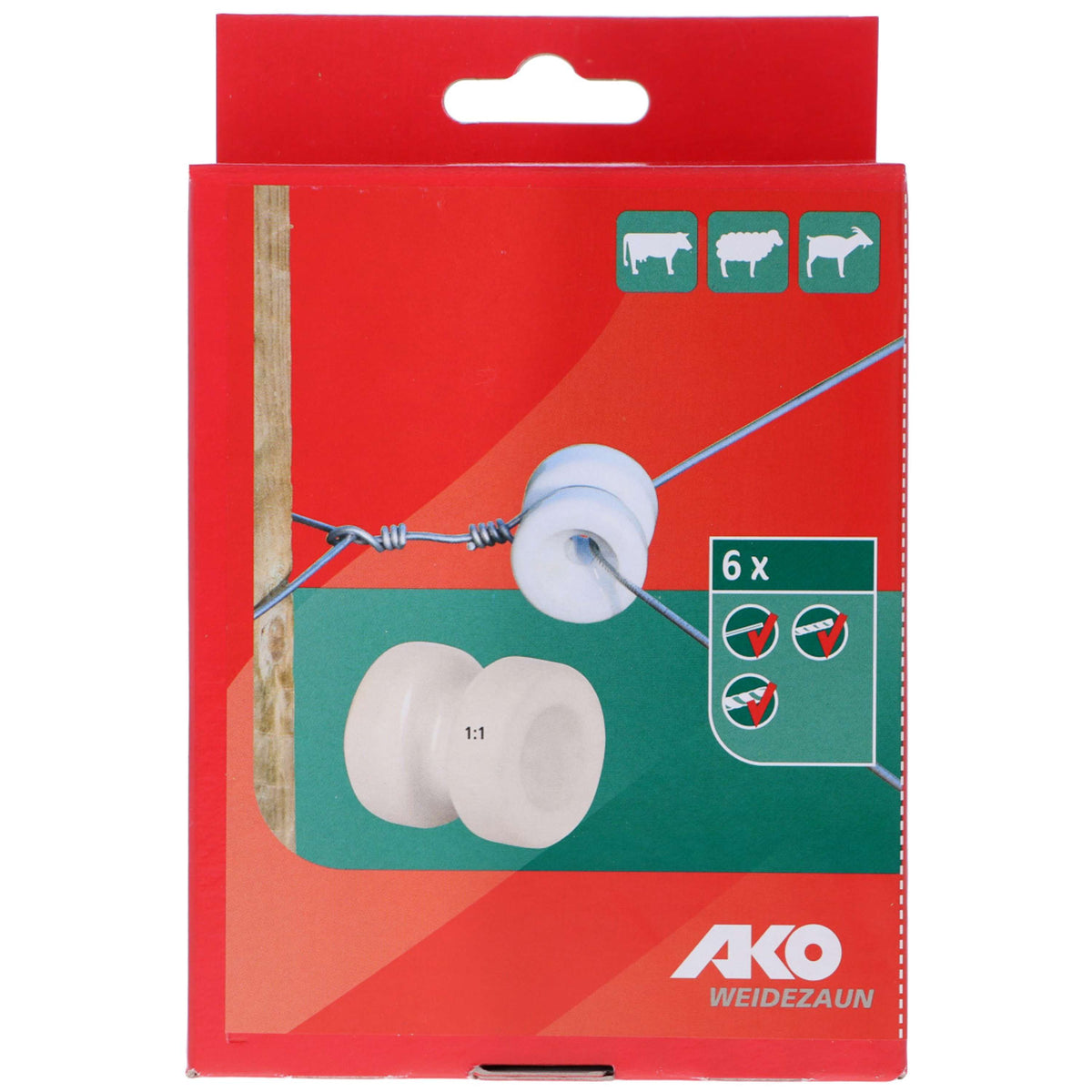 Ako Porcellan Corner Isolator 6 Pieces Beige