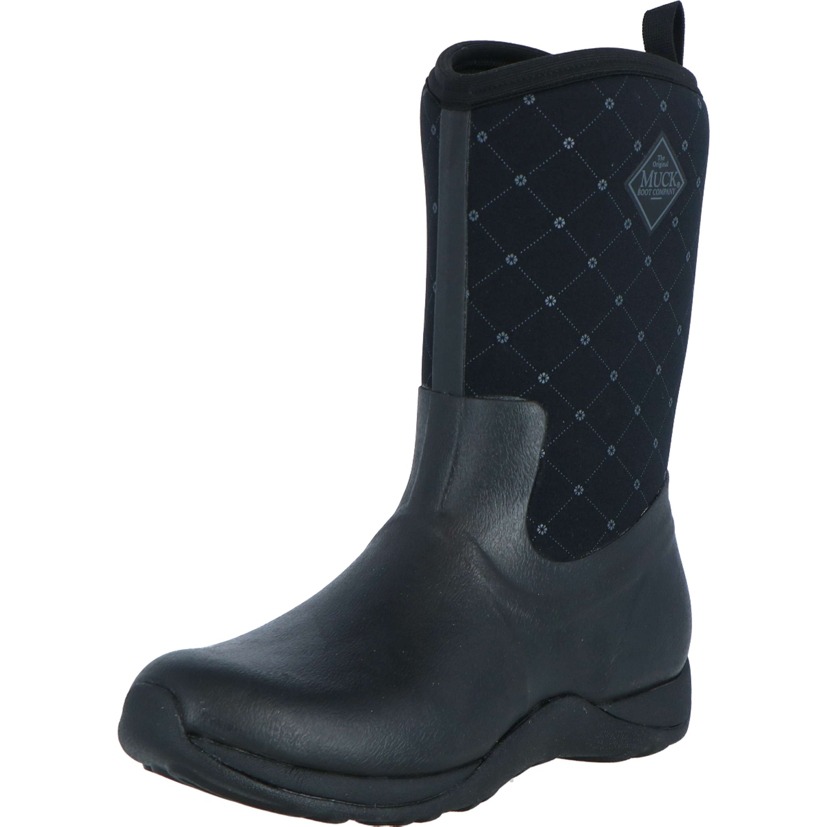 Muck Boot Arctic Weekend Quilt Print Black