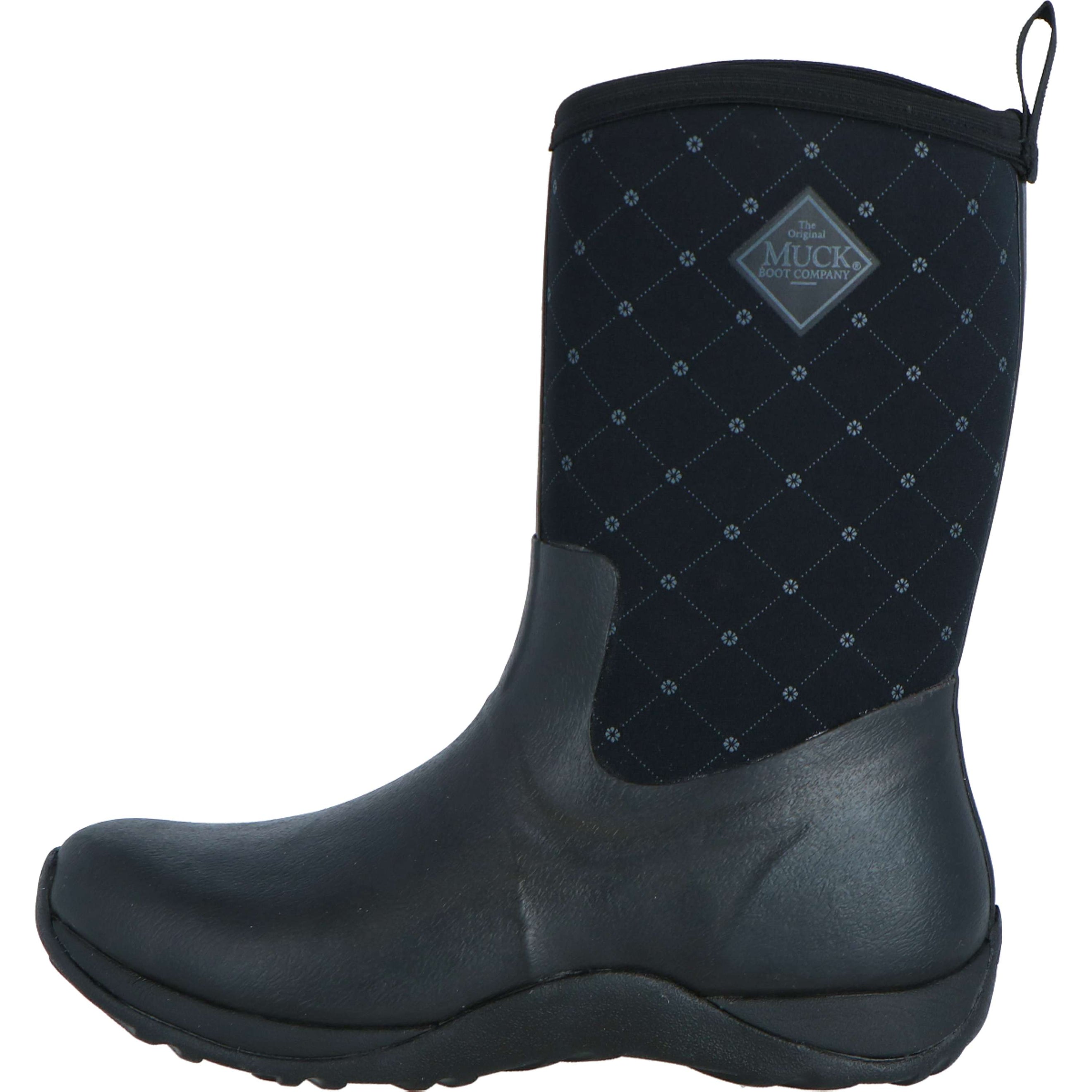 Muck Boot Arctic Weekend Quilt Print Black