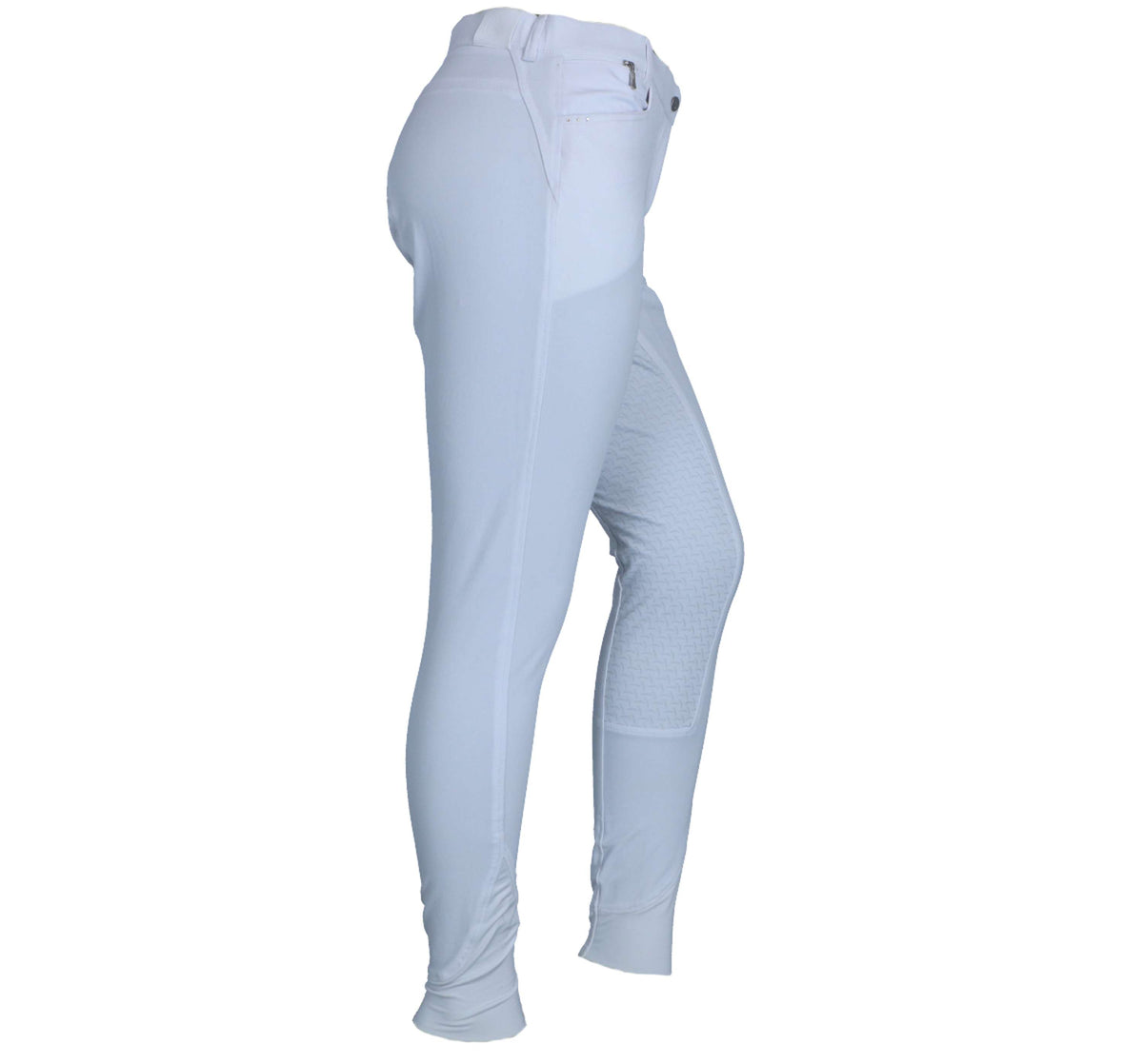 BR Breeches Limerick Silicon Seat White