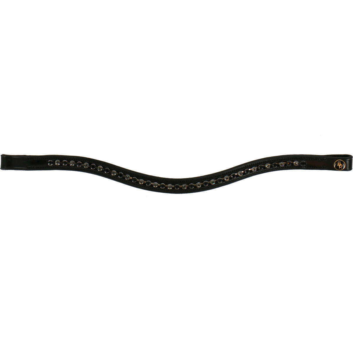 BR Browband Vosges Curved Black/Jet-Black Diamond