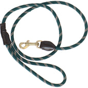 WeatherBeeta Dog Lead Rope Leather Hunter Green/Brown