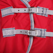 Weatherbeeta Lite Turnout Rug Combo Neck Comfitec Classic Red/Silver/Navy