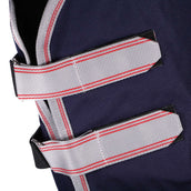 Weatherbeeta Heavy Turnout Rug Combo Neck Comfitec Essential Navy/Silver/Red