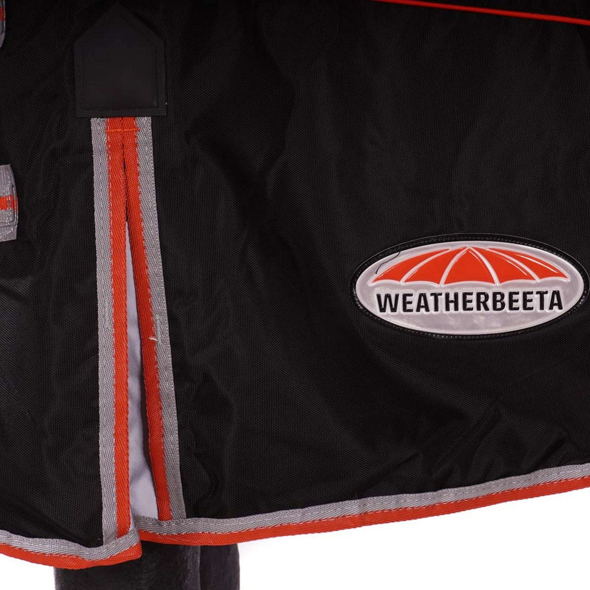 Weatherbeeta Detach-A-Neck Medium Comfitec Premier with Therapy Tec Black/Silver/Red