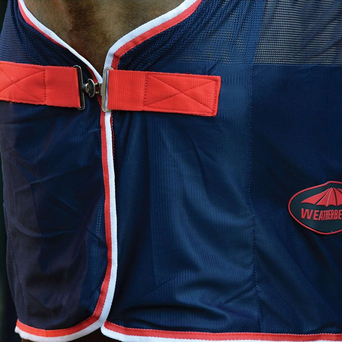 WeatherBeeta Standard Neck Scrim Cooler Navy/Red/White