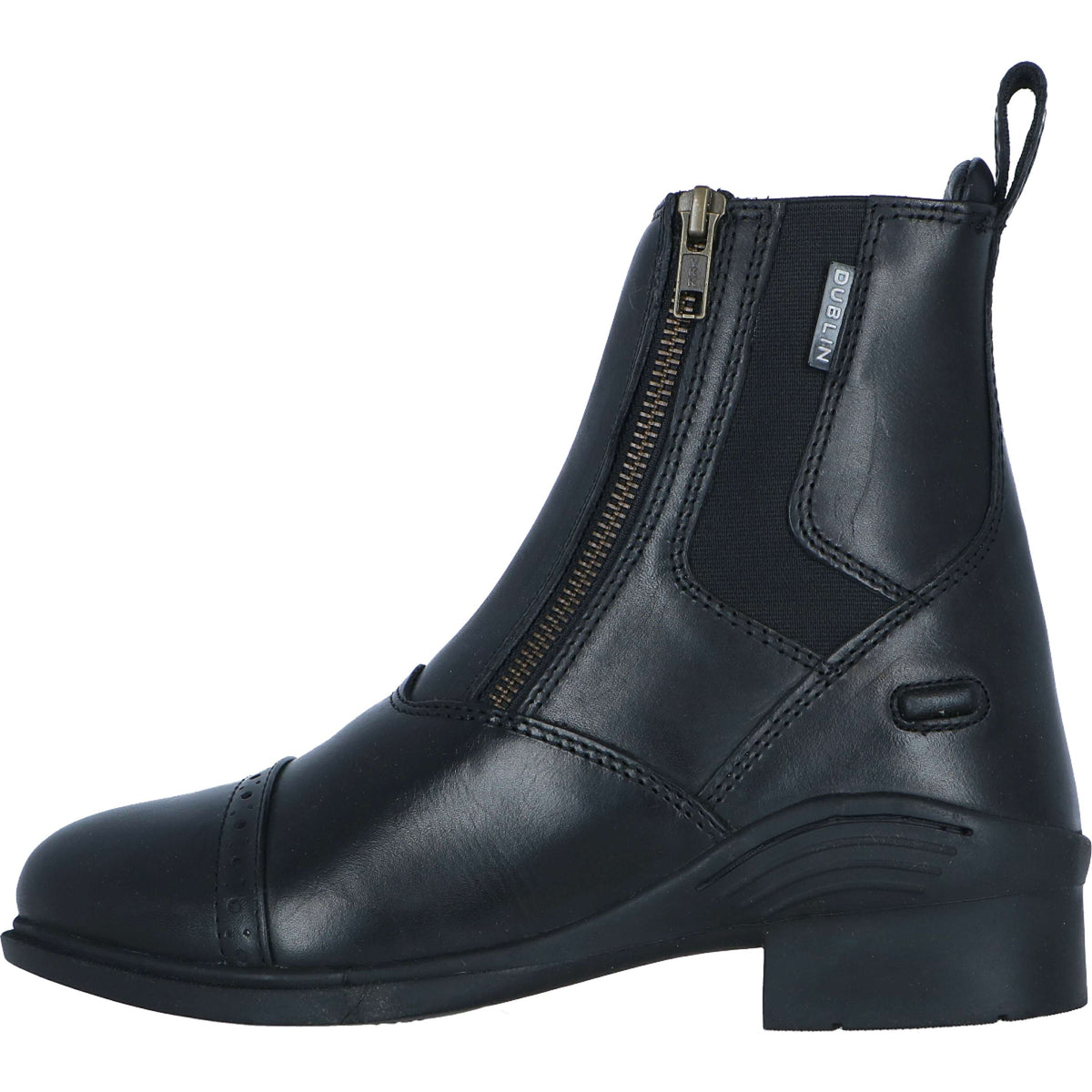 Dublin Boots Evolution Double Zip Front Black