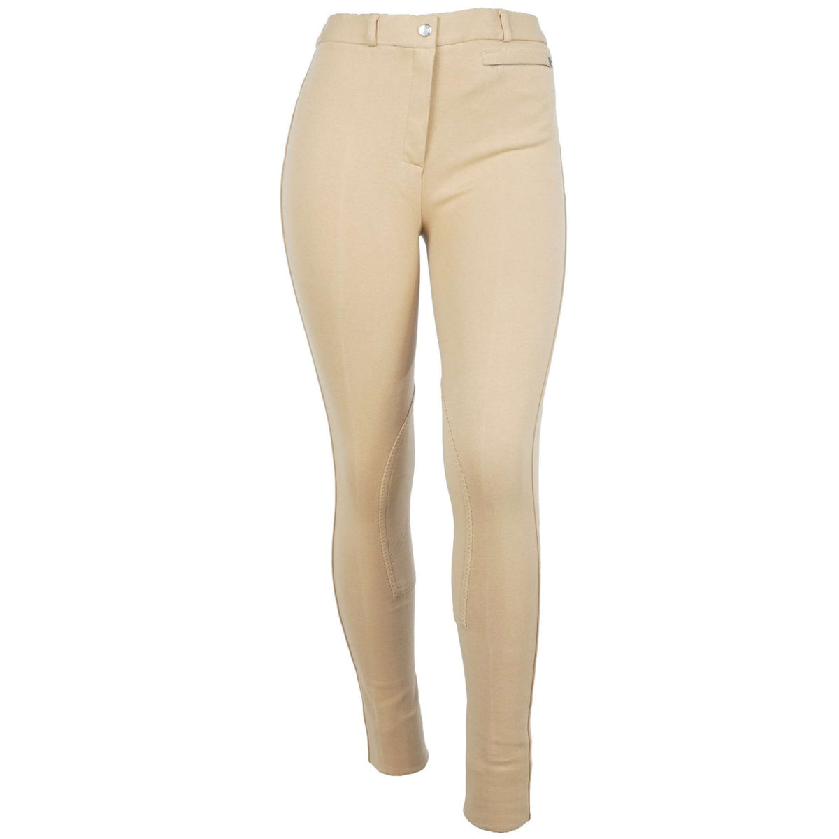 Dublin Breeches Supa-Fit Zip Up Knee Patch Jodhpurs Beige