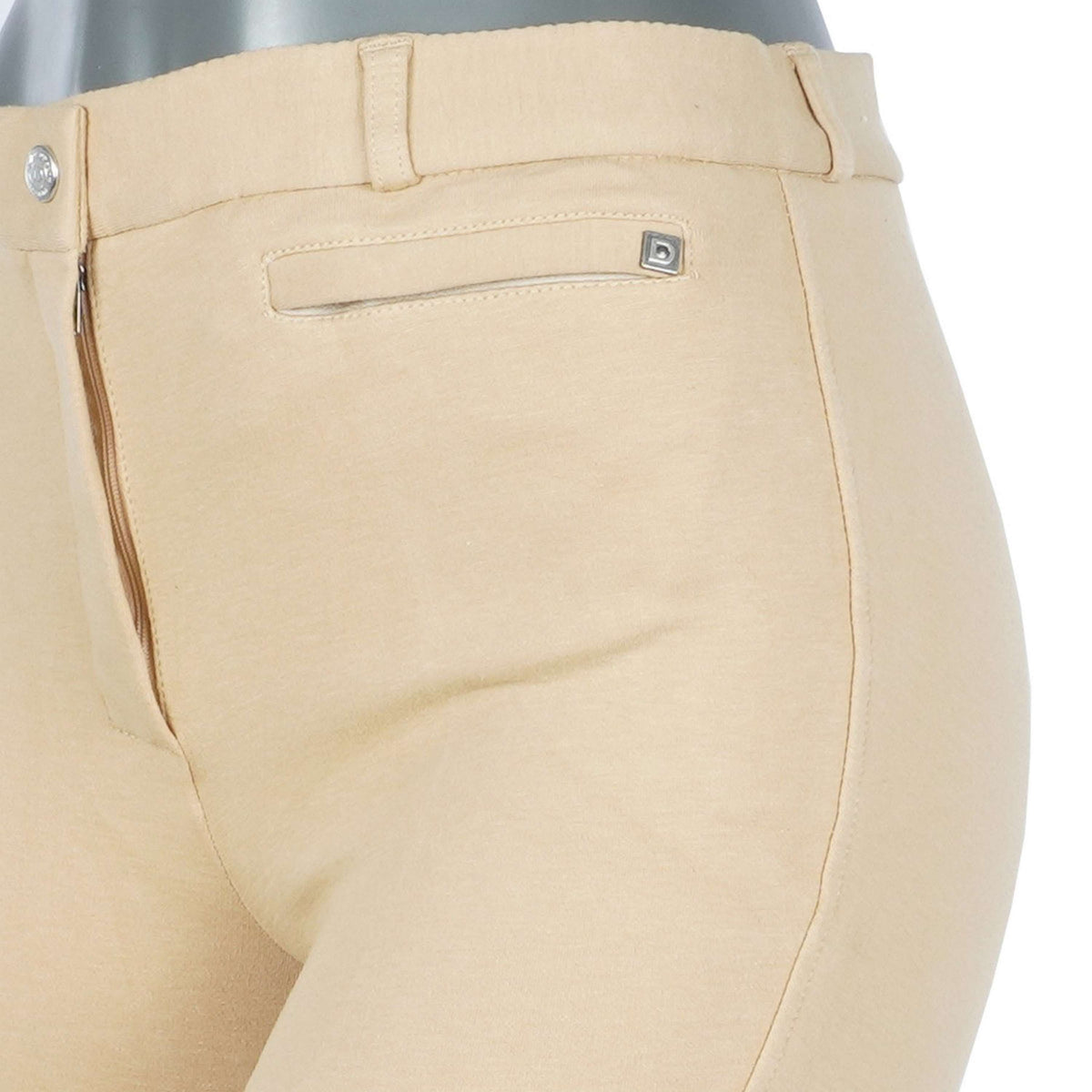 Dublin Breeches Supa-Fit Zip Up Knee Patch Jodhpurs Beige