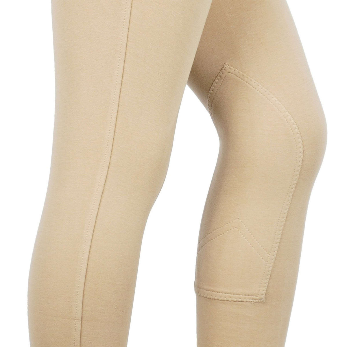 Dublin Breeches Supa-Fit Zip Up Knee Patch Jodhpurs Beige