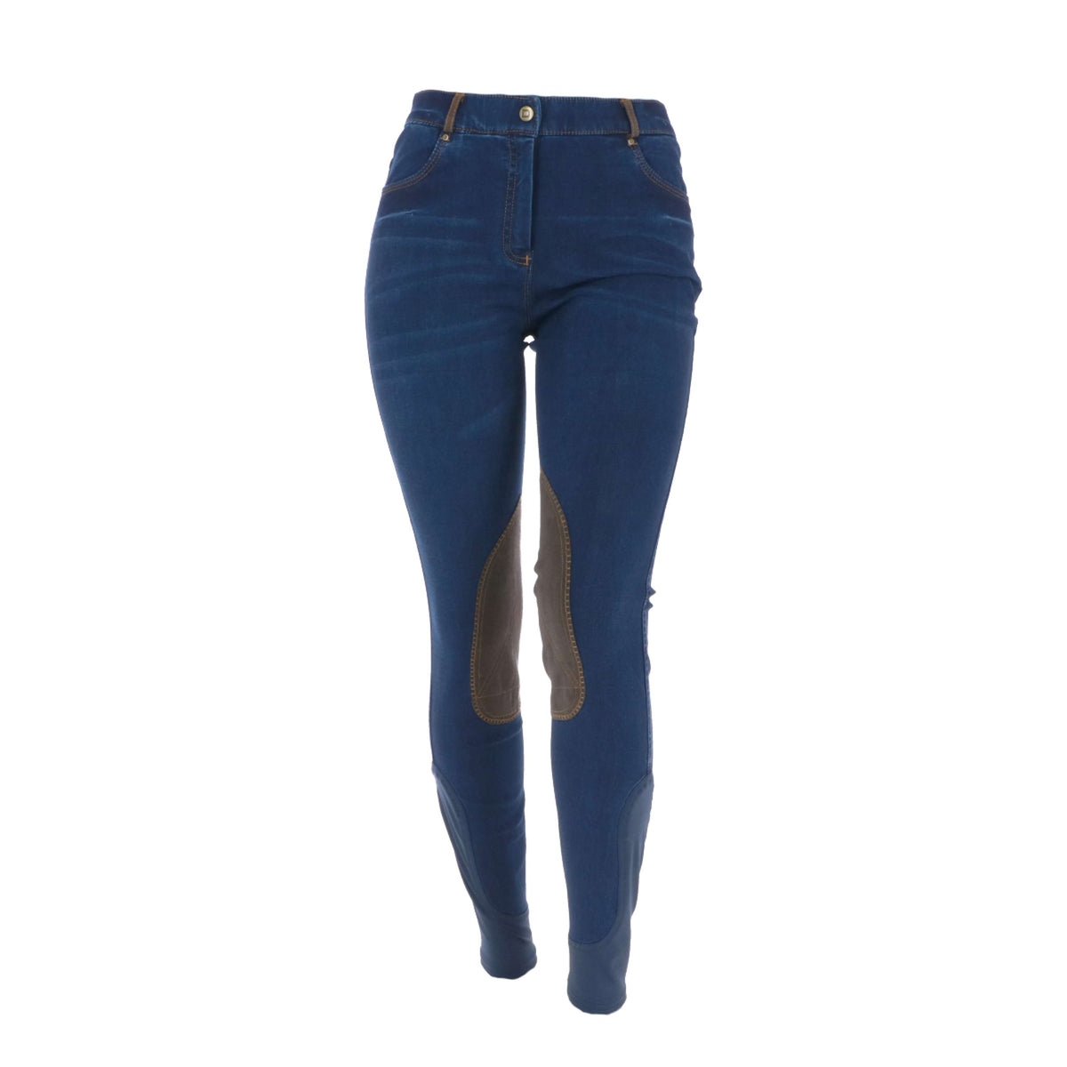 Dublin Breeches Shona Knee Patch Denim Blue Denim