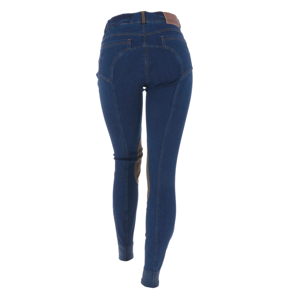 Dublin Breeches Shona Knee Patch Denim Blue Denim