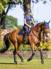 LeMieux Saddlepad Carbon Mesh Air Square CC Navy