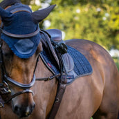 LeMieux Saddlepad Carbon Mesh Air Square CC Navy