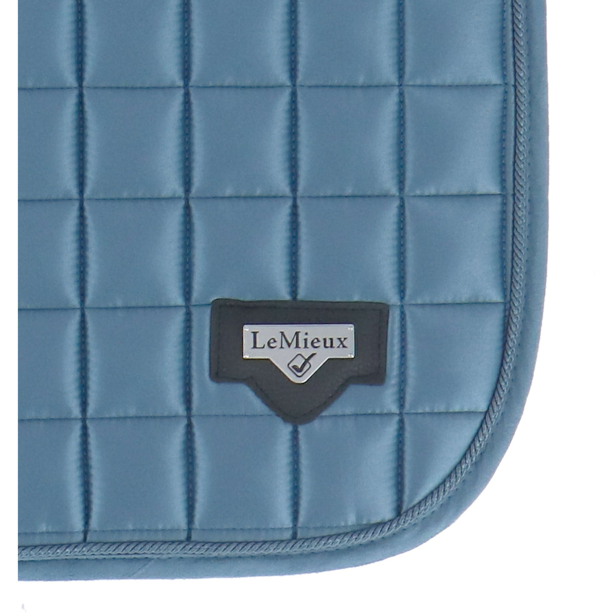 LeMieux Saddlepad Loire Classic Satin Square Dressage Ice Blue