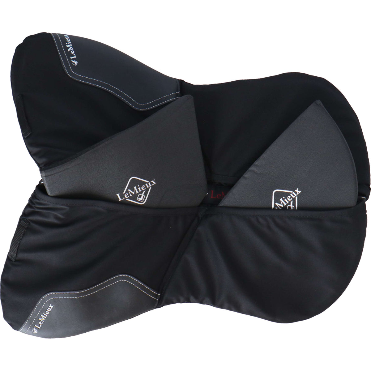 LeMieux Half Pad Pro-Sorb Plain Black