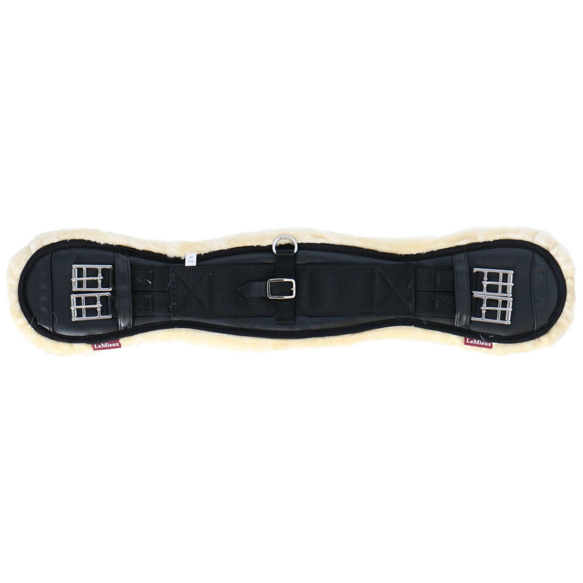 LeMieux Dressage Girth ProLambs Black/Natural