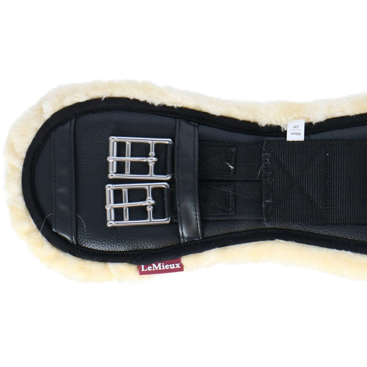 LeMieux Dressage Girth ProLambs Black/Natural