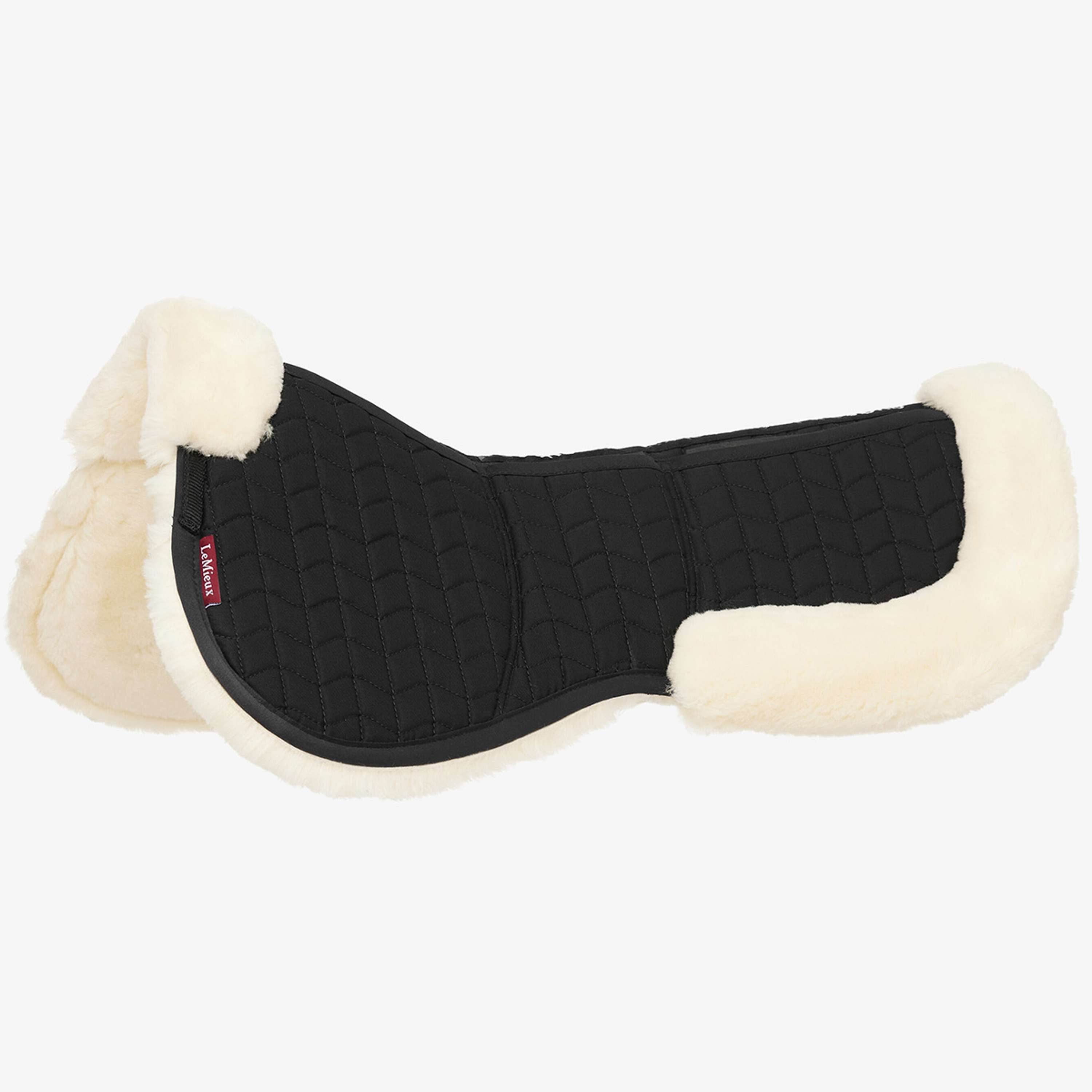 LeMieux Half Pad ProLambs Pro-Sorb 3-Compartments Black/Natural