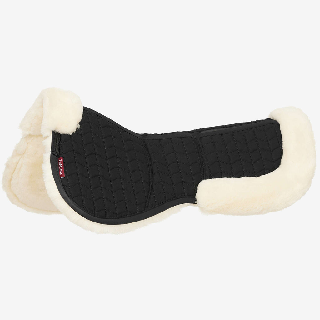 LeMieux Half Pad ProLambs Pro-Sorb 3-Compartments Black/Natural