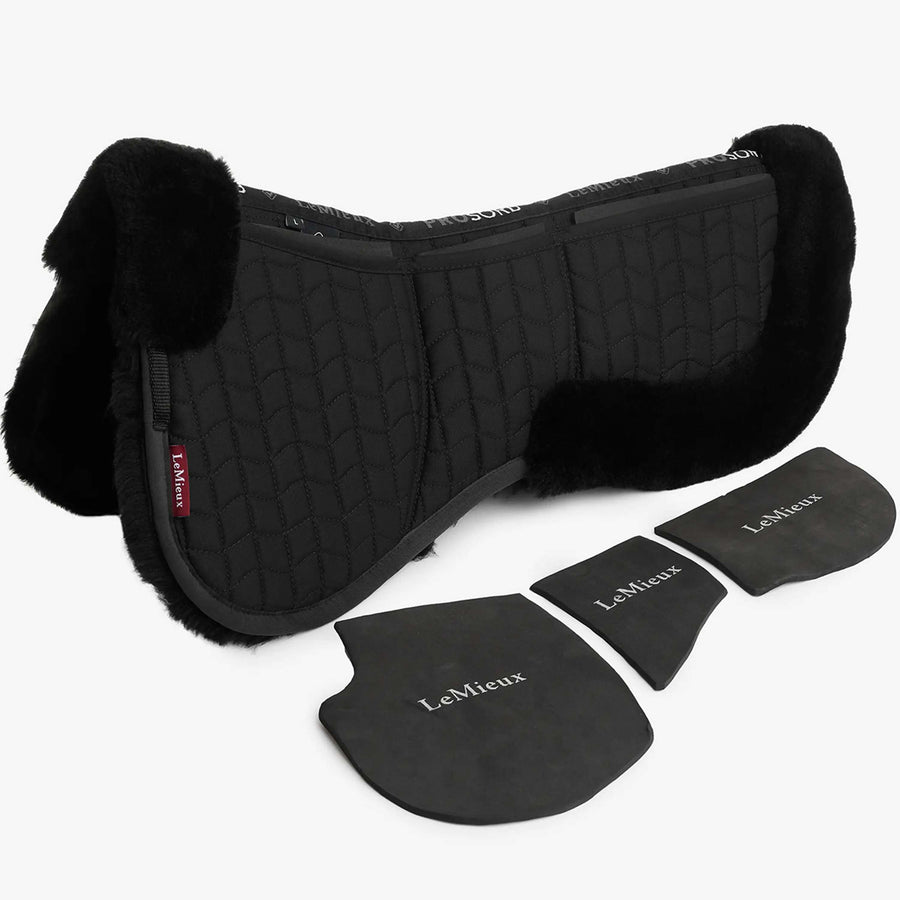 LeMieux Half Pad ProLambs Pro-Sorb 3 Subjects Black