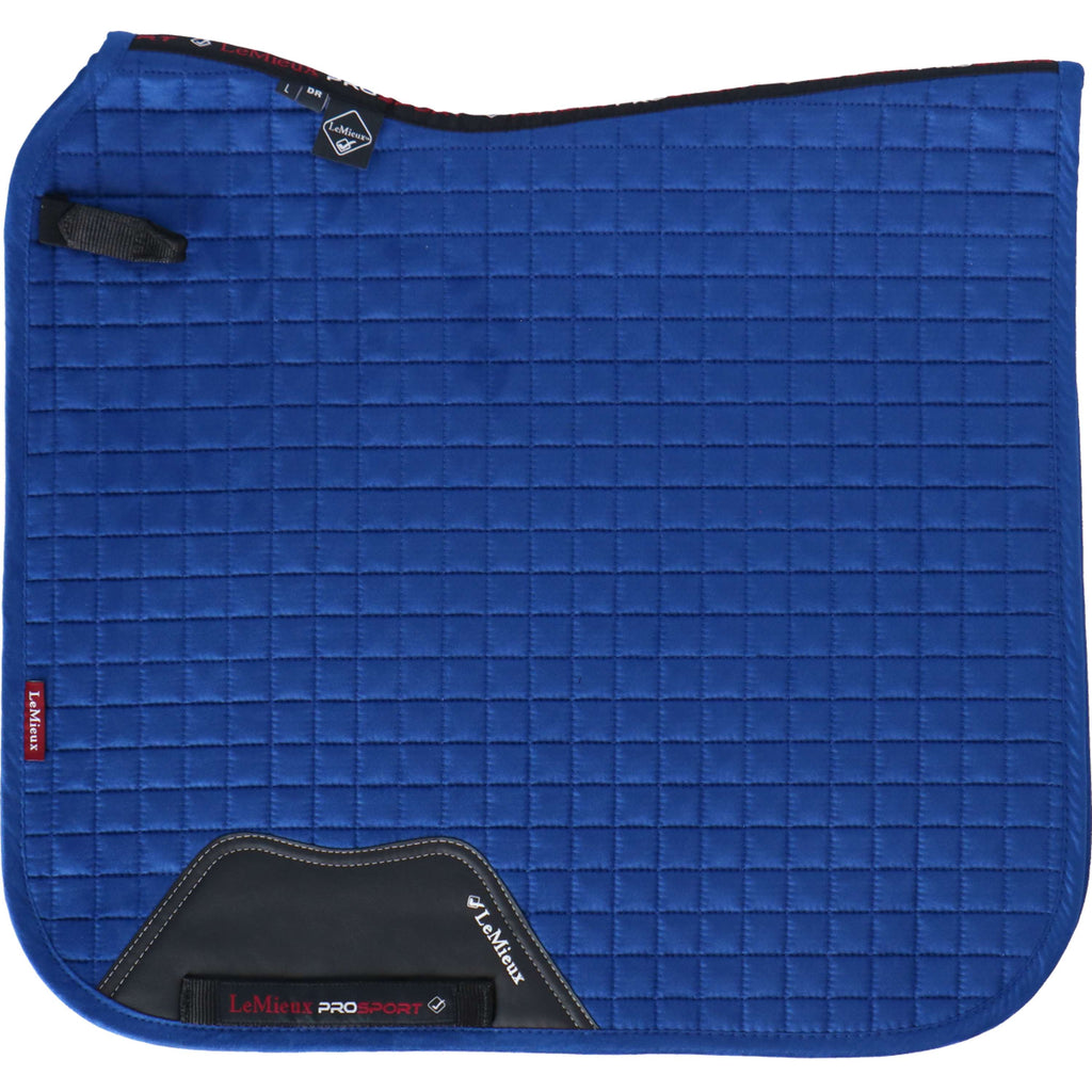 LeMieux Saddlepad Luxury Square Dressage Benetton Blue