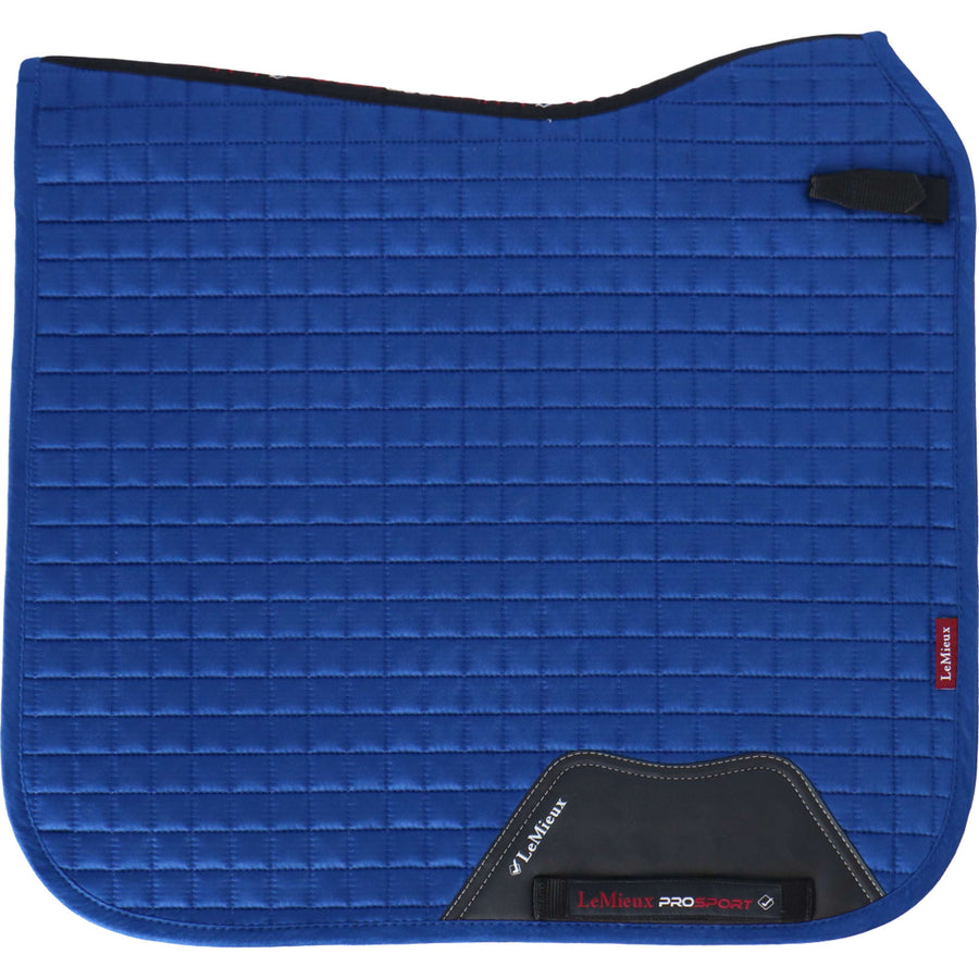 LeMieux Saddlepad Luxury Square Dressage Benetton Blue